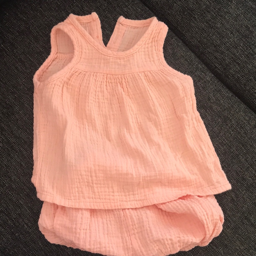 Peach soft gauze playset